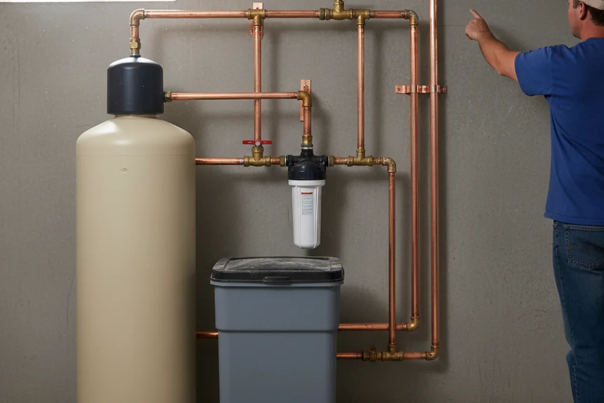 Whole-house water treatment system installed in Pennellville